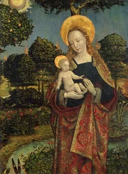 Madonna and Child in a Landscape